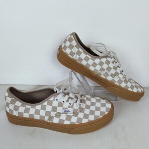 Vans Authentic Checkerboard Moon Rock Low Sneakers, 6(M) 7.5(W)